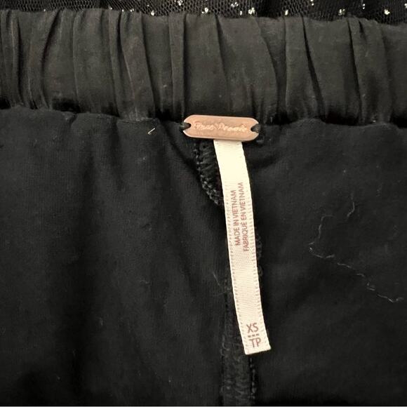 Free People Brightest Star Sheer Maxi Skirt Black Size XS - Picture 4 of 4